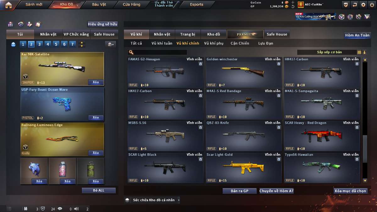 shop acc cf uy tin gia re